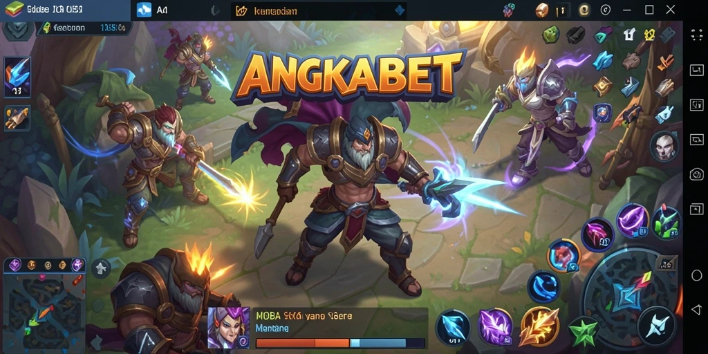 Gameplay seru dan strategi di ANGKABET yang menantang.