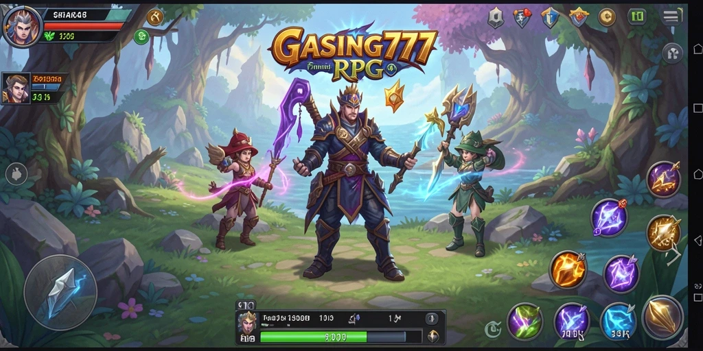 Tampilan gameplay GASING777 yang menarik dan penuh aksi RPG.