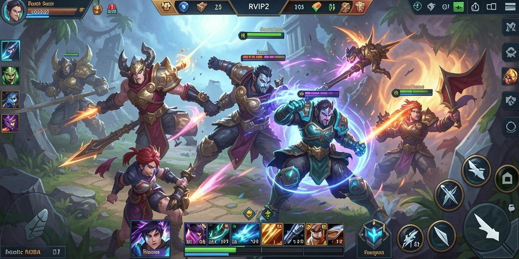 Gameplay seru dan strategis dari RVIP2 yang penuh aksi.